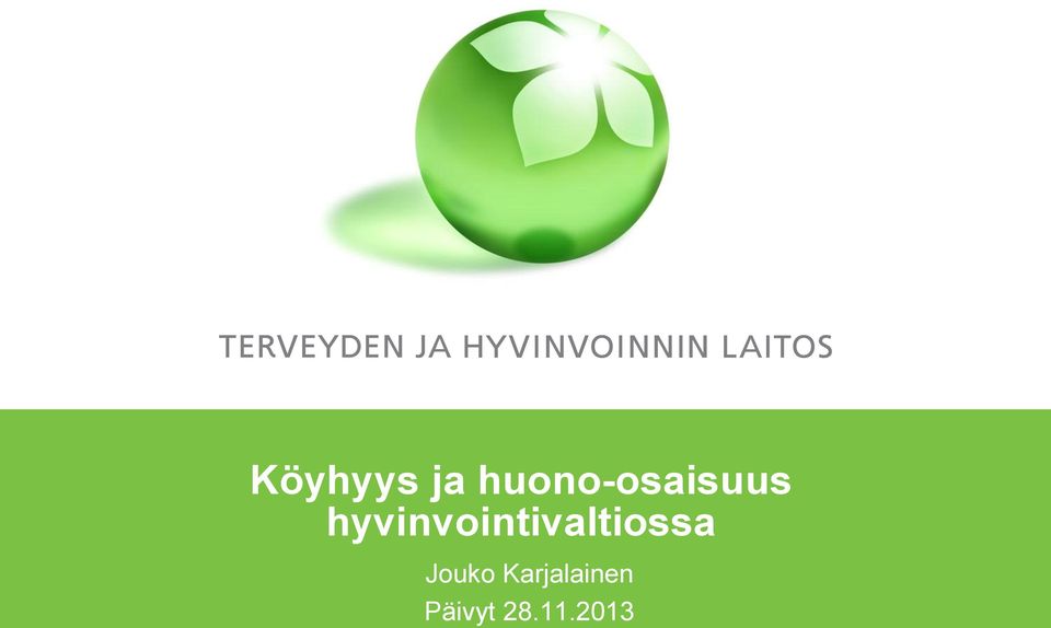 hyvinvointivaltiossa