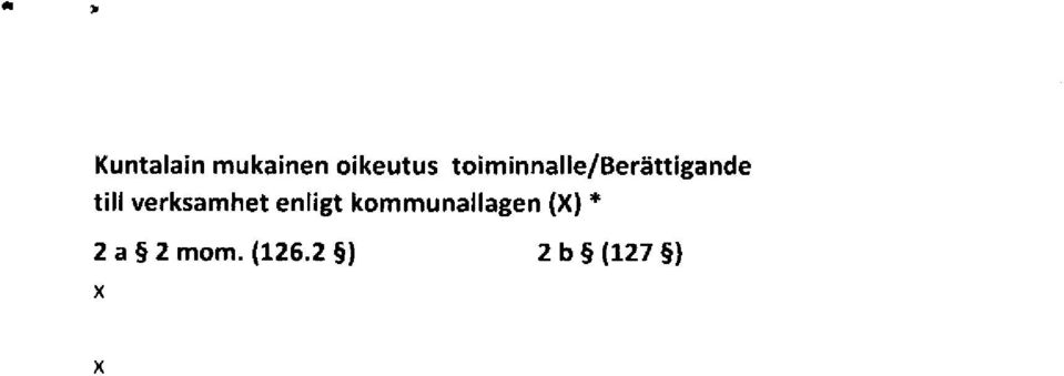 verksamhet enligt kommunallagen