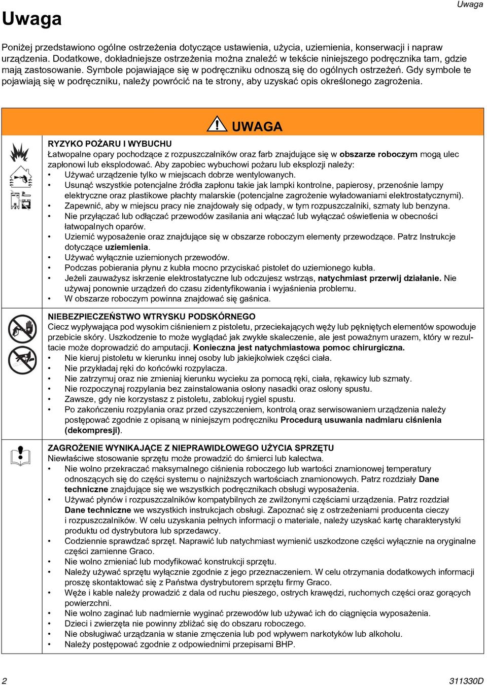 Gdy symbole te pojawiaj¹ siê w podrêczniku, nale y powróciæ na te strony, aby uzyskaæ opis okreœlonego zagro enia.