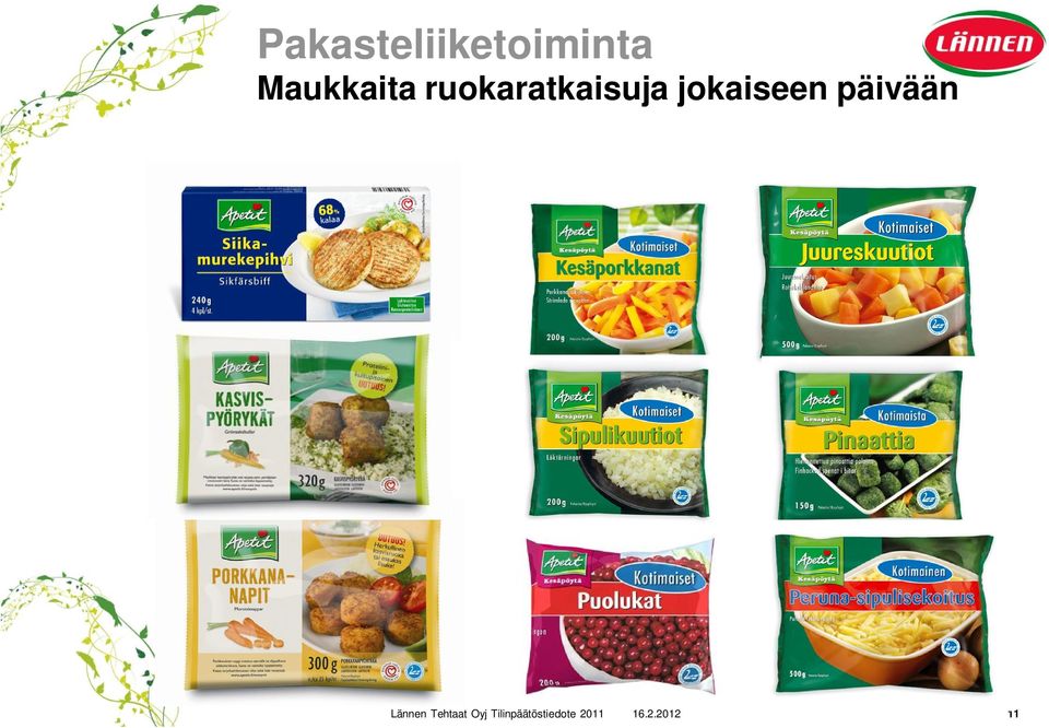 jokaiseen päivään Lännen