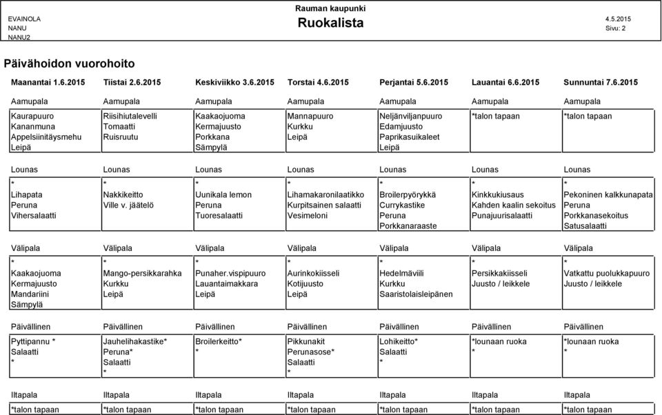 2015 Keskiviikko 3.6.