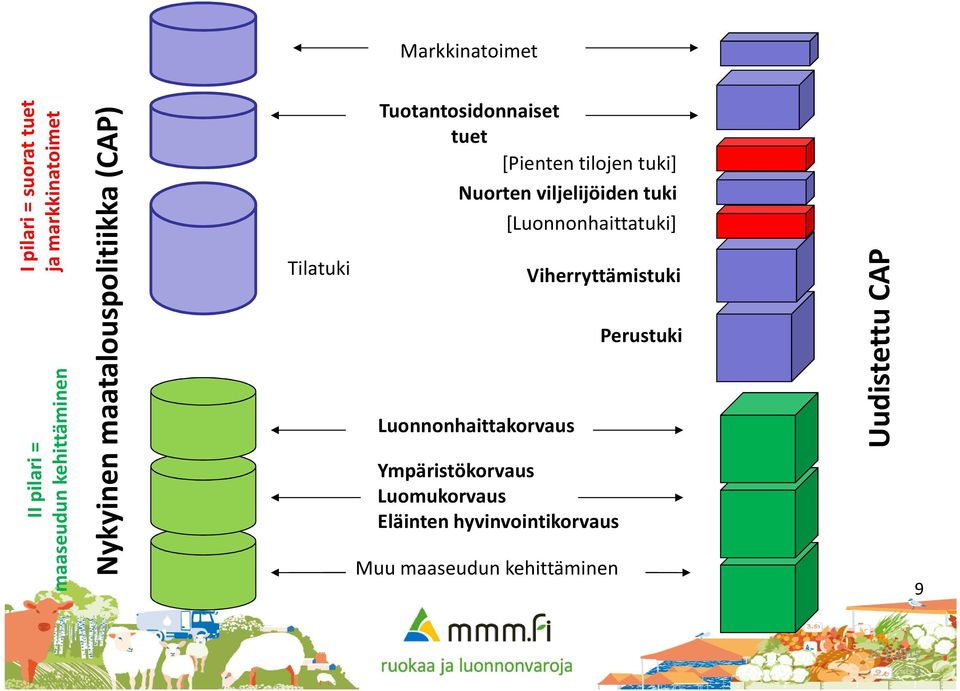 Nuorten viljelijöiden tuki [Luonnonhaittatuki] Luonnonhaittakorvaus Ympäristökorvaus Luomukorvaus