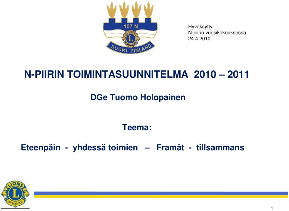 2011 DGe Tuomo Holopainen Teema: