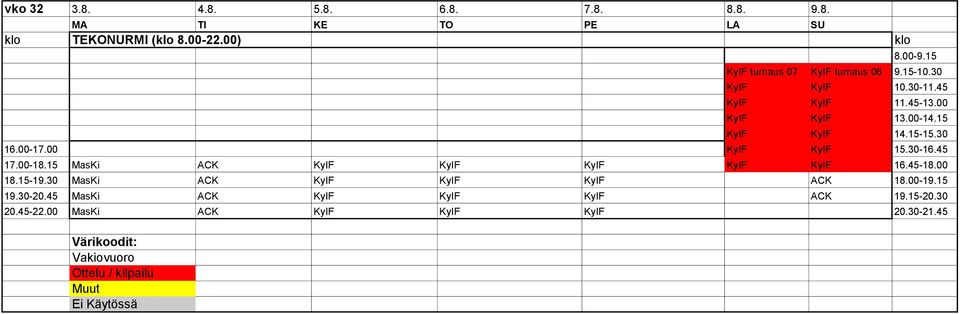 00-14.15 KyIF KyIF 14.15-15.30 16.00-17.00 KyIF KyIF 15.30-16.