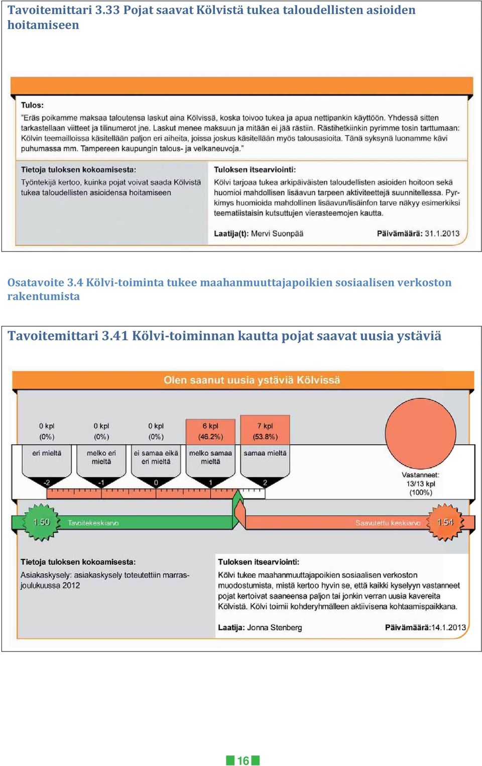 hoitamiseen Osatavoite 3.