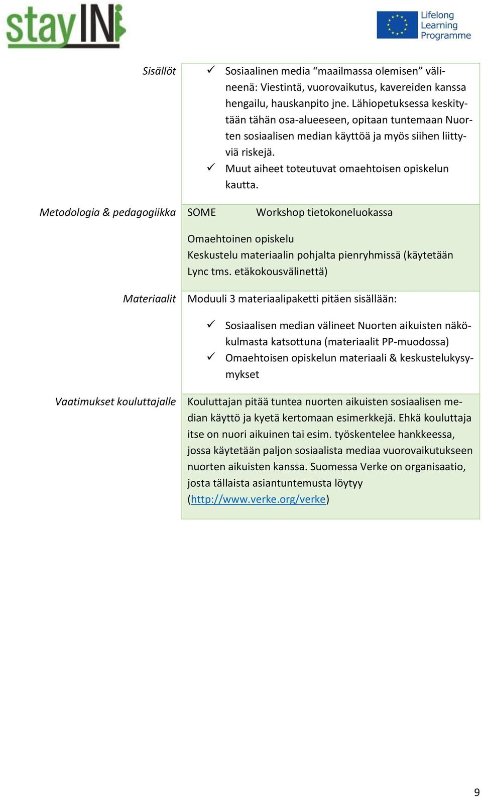 Metodologia & pedagogiikka SOME Workshop tietokoneluokassa Omaehtoinen opiskelu Keskustelu materiaalin pohjalta pienryhmissä (käytetään Lync tms.