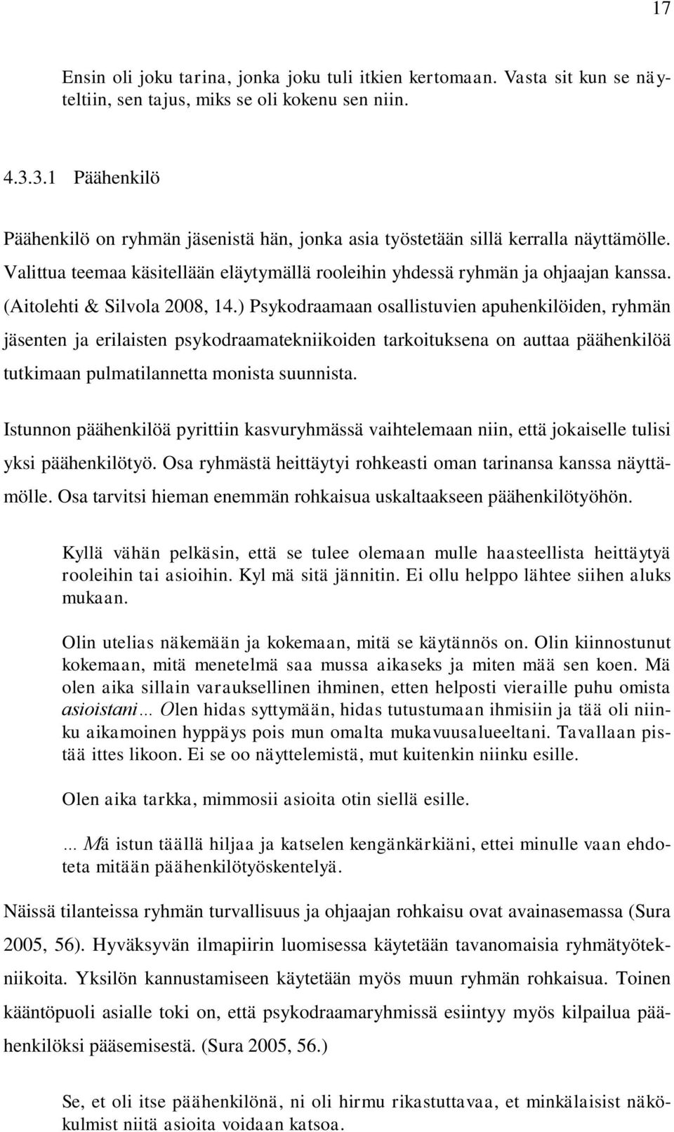 (Aitolehti & Silvola 2008, 14.