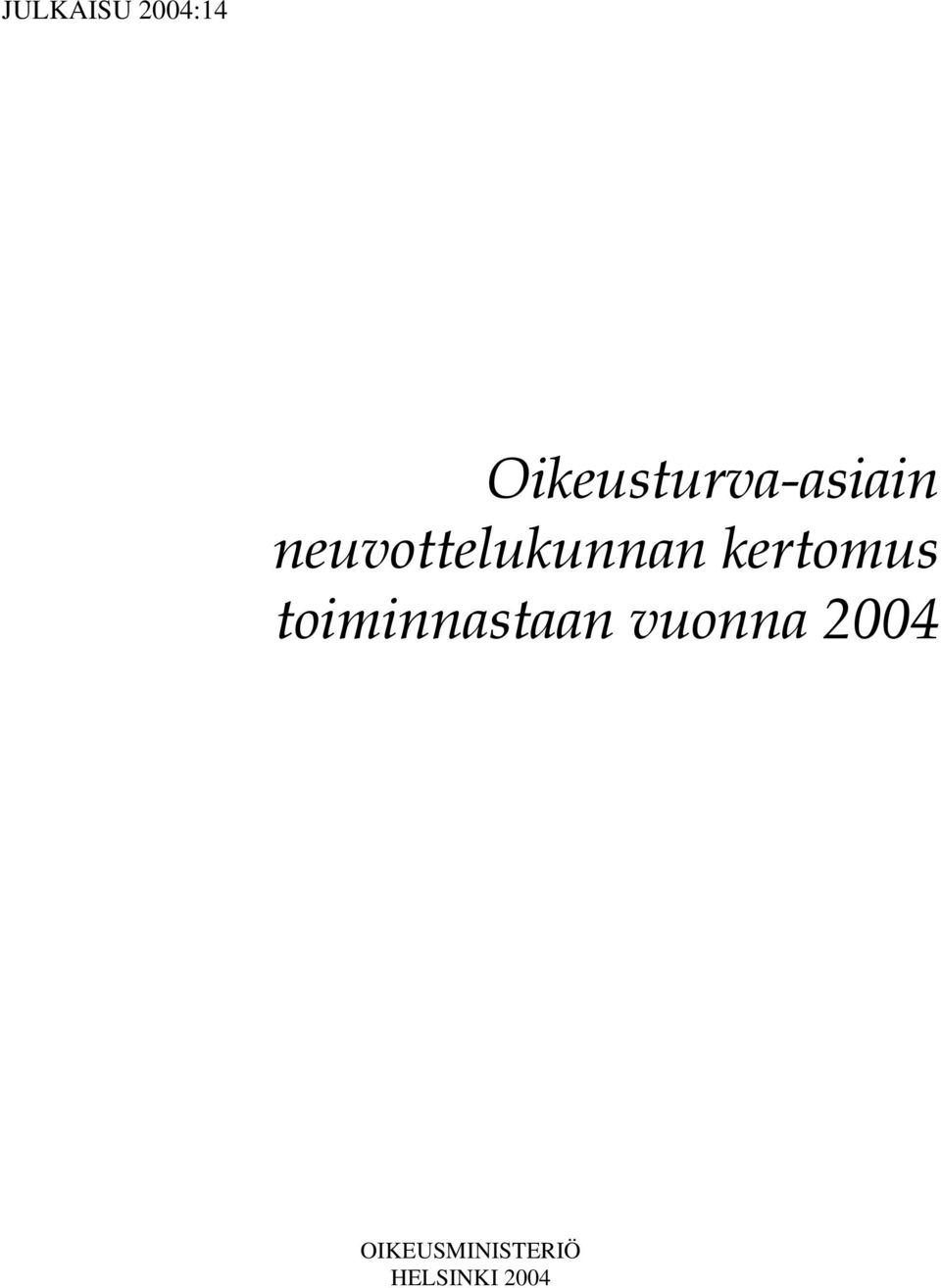 neuvottelukunnan kertomus
