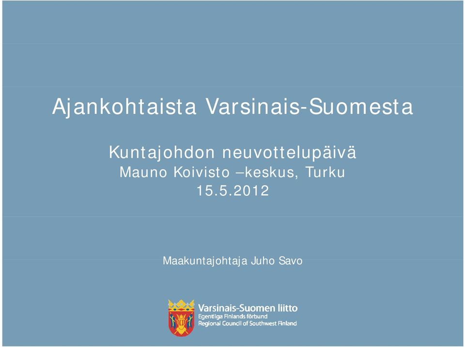 neuvottelupäivä Mauno Koivisto