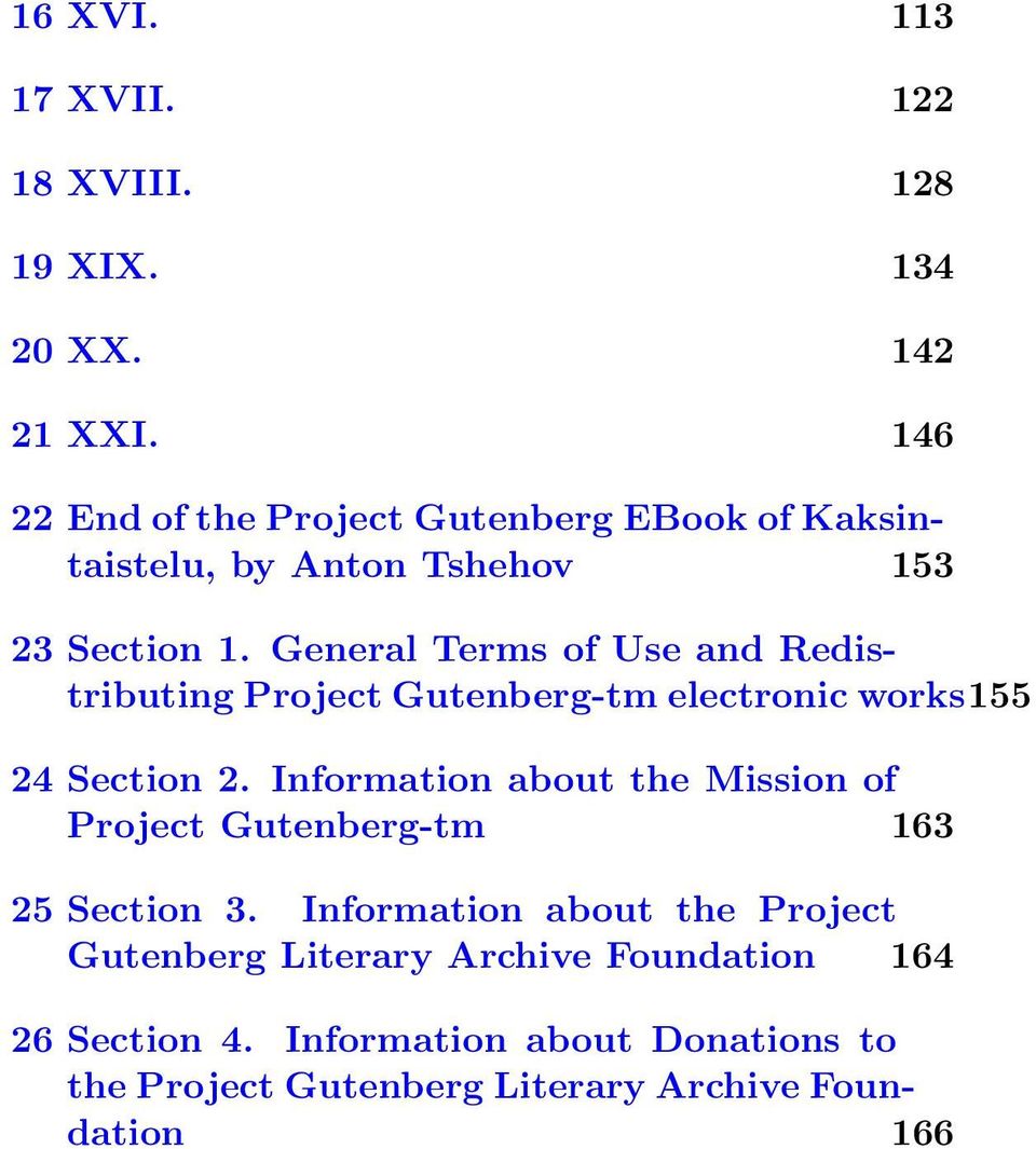 General Terms of Use and Redistributing Project Gutenberg-tm electronic works155 24 Section 2.