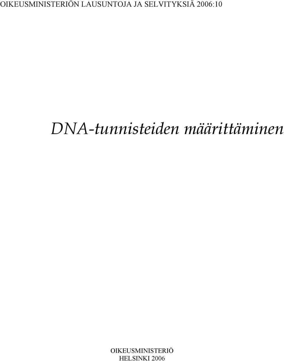 DNA-tunnisteiden