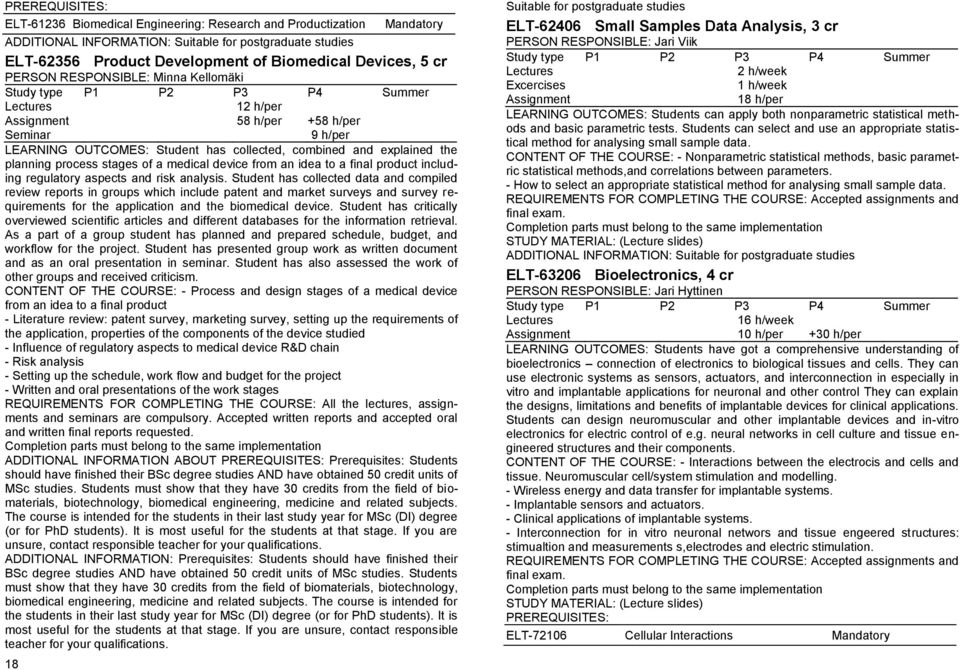 regulatory aspects and risk analysis.