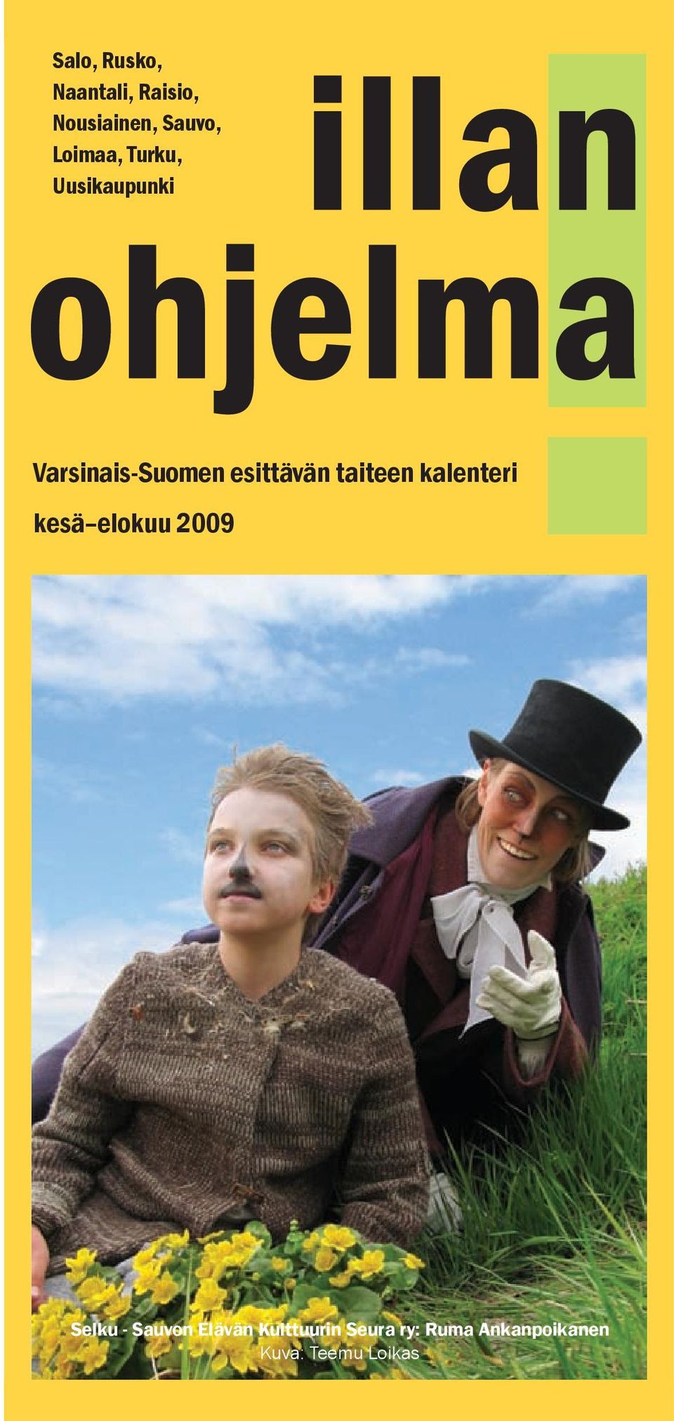 taiteen kalenteri kesä elokuu 2009 Selku - Sauvon