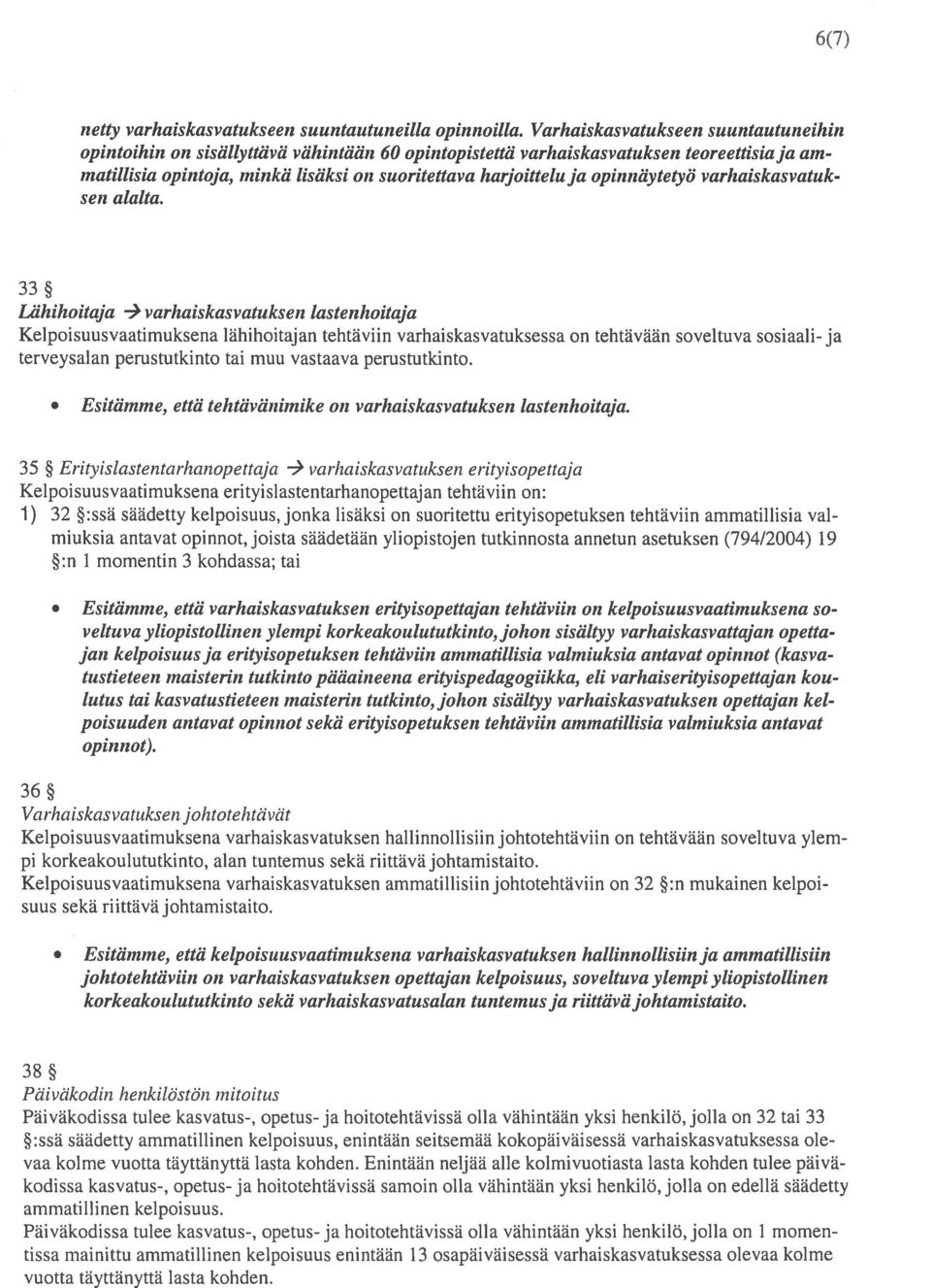 opinnäytetyö varhaiskasvatuk sen alalta.