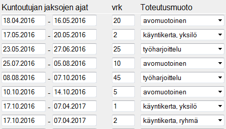 23 Ammatillisten kurssien erityisseikkoja OHJEET OVAT KÄYTÖSSÄ VAIN VUONNA 2017 ALKAVIEN KURSSIEN OSALTA. Ammatillisissa kursseissa työharjoittelu viedään sille ajanjaksolle, jolloin ne toteutetaan.