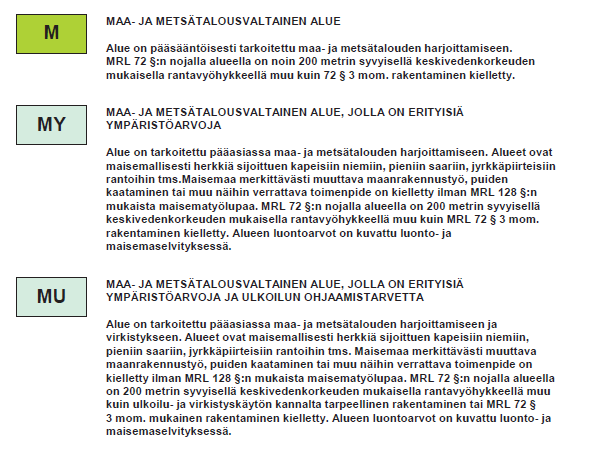 FCG SUUNNITTELU JA TEKNIIKKA OY KAAVASELOSTUS 75 (101) Laavu / lintutorni on osoitettu virkistyskohteena vihreällä kolmiolla.