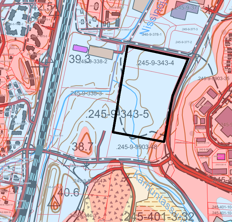 Elloksenpelto, rakennettavuusselvitys 4 (8) 2 POHJASUHTEET 2.1 Maaperä Tontin nykyinen maanpinta vaihtelee alueittain. Murskepinnalla olevan tontin korkeusasema vaihtelee +35,5 +36,5 välillä.