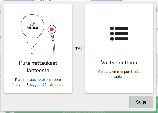 34 Voit lisätä uusia jakoviivoja klikkaamalla mittauskuvaajaa ja asettamalla jakoviivalle tarkan ajan avautuvaan ikkunaan.