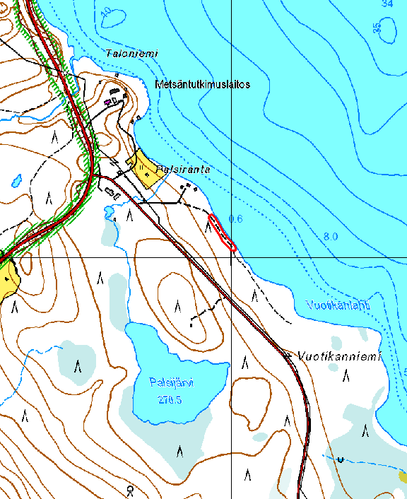 Kartta 21. Jannelan maja, asuinpaikka.