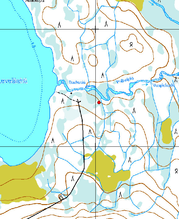 Kartta 23. Suukoski, asuinpaikka.