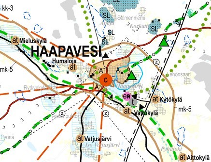 3.2 7 Suunnittelutilanne 3.2.1 Maakuntakaava Voimassa olevassa Pohjois-Pohjanmaan maakuntakaavassa (vahvistettu suunnittelualuetta koskevat seuraavat maakuntakaavamerkinnät ja -määräykset: 17.2.2005) Kuva 6.