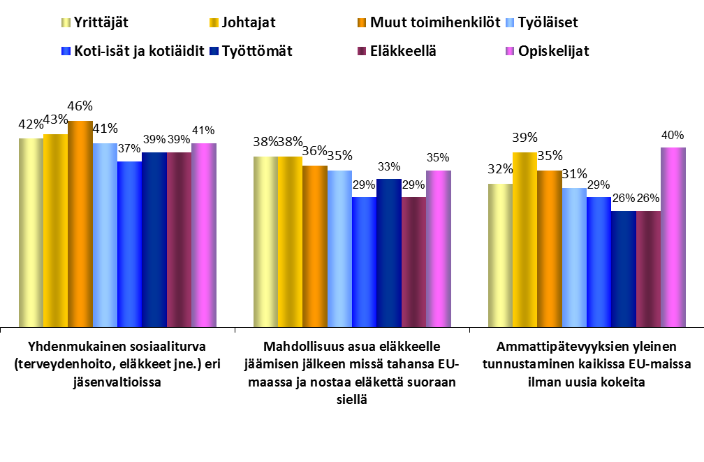 Ammattiryhmät KUINKA VAHVISTAA TUNNETTA EUROOPAN UNIONIN 1.