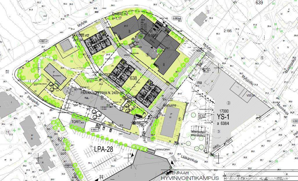 ? Järvenpään hyvinvointikampus Ketään ei jätetä yksin Vuokratalo Palvelu- ja senioritalo Kortteliin toteutetaan 60 asuntoinen tehostettu asumispalveluyksikkö ja senioriasuntoja, omistus- ja