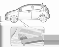 4. Aseta nosturi tarvittavalle korkeudelle. Aseta se suoraan nostokohdan alapuolelle siten, että se ei luiskahda paikaltaan.