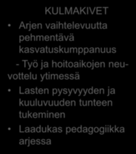 Vuorohoito: suomalainen innovaatio 7 Ainoastaan Suomessa lakiperustaista ja julkista; pitkät juuret, rakennettu suomalaiseen järjestelmään sopivaksi Työelämän ja palvelujen muutokset valuvat