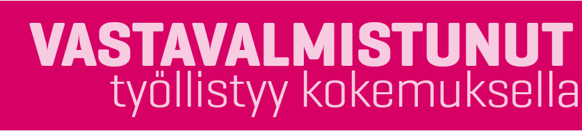 40% 35% 30% 25% 20% 15% 10% 5% 0% Opiskeluaikainen työkokemus 7% Ei lainkaan/hyvin vähän 24% 32% 37% Alle 1 vuosi 1-2 vuotta yli 2 vuotta Tilanne valmistumisvaiheessa opiskeluaikaisen työkokemuksen