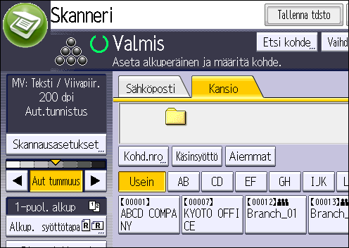 6. Skannaus Tässä kerrotaan useimmin käytetyistä skannaustoiminnoista. Lisätietoja muista toiminnoista, katso Skanneri-opas laitteen mukana toimitetulla cd-levyllä.