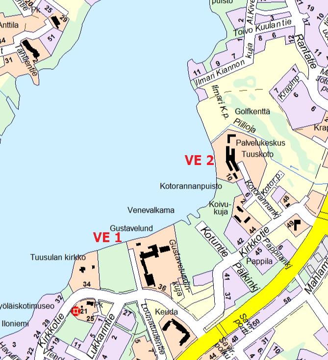 Tuusulan kunnan uimarantaselvitys vaihe 2. 17.12.2016 Ksu KOHDE: VE 2 ranta sijaitsee Tuuskodon edessä. Selvityskohde sijaitsee Tuusulan kunnan alueella Tuusulan järven eteläpäässä.