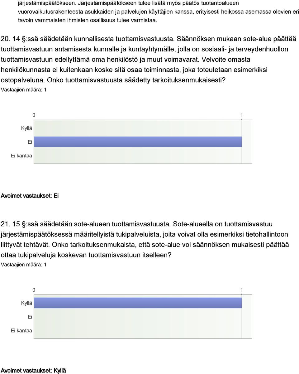 osallisuus tulee varmistaa. 20. 14 :ssä säädetään kunnallisesta tuottamisvastuusta.