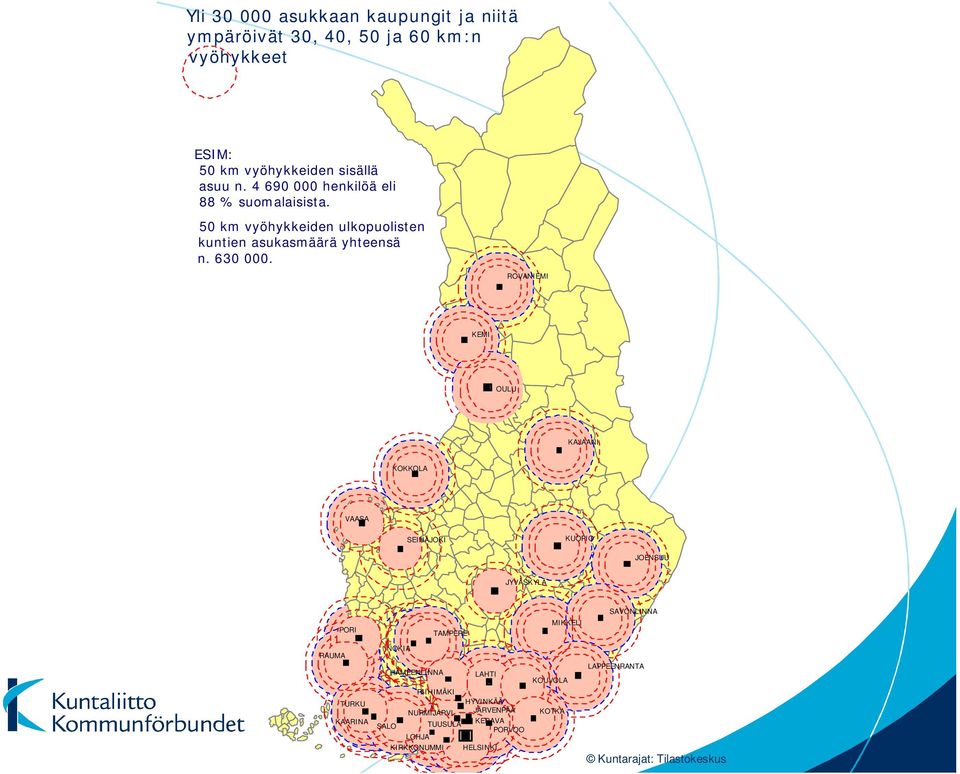 ROVANIEMI KEMI OULU KAJAANI KOKKOLA VAASA SEINÄJOKI KUOPIO JOENSUU JYVÄSKYLÄ SAVONLINNA PORI TAMPERE MIKKELI RAUMA TURKU KAARINA NOKIA