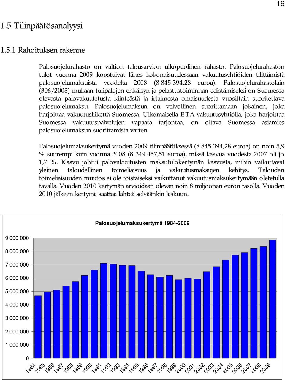 Palosuojelurahastolain (306/2003) mukaan tulipalojen ehkäisyn ja pelastustoiminnan edistämiseksi on Suomessa olevasta palovakuutetusta kiinteästä ja irtaimesta omaisuudesta vuosittain suoritettava