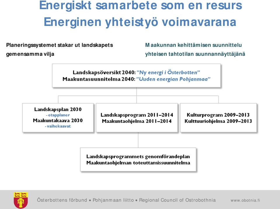 ut landskapets gemensamma vilja Maakunnan