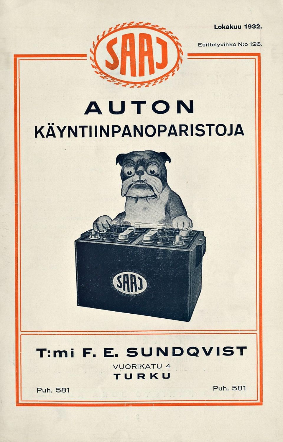 AUTON KÄYNTI I N PANOPARISTOJ A