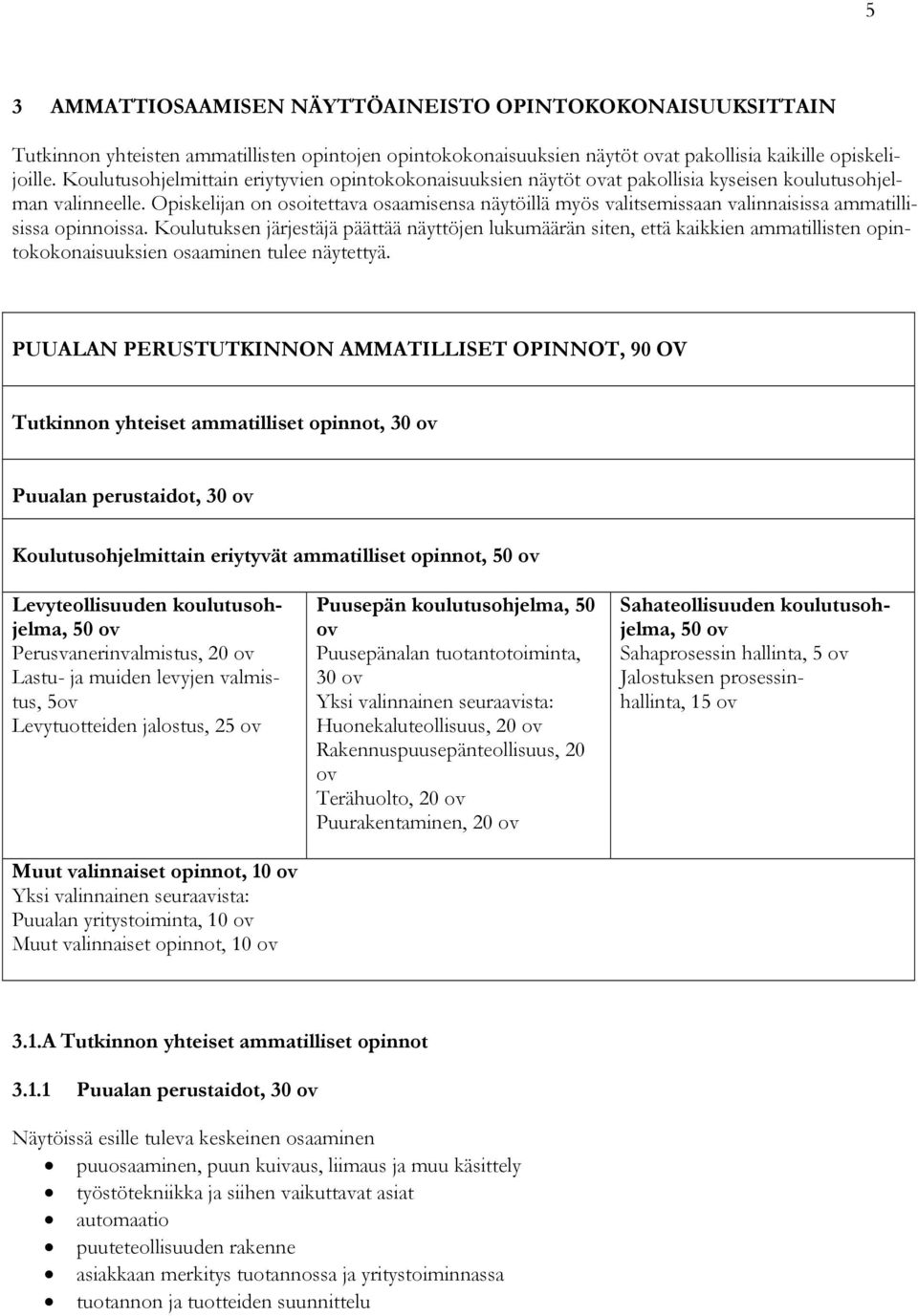 Opiskelijan on osoitettava osaamisensa näytöillä myös valitsemissaan valinnaisissa ammatillisissa opinnoissa.