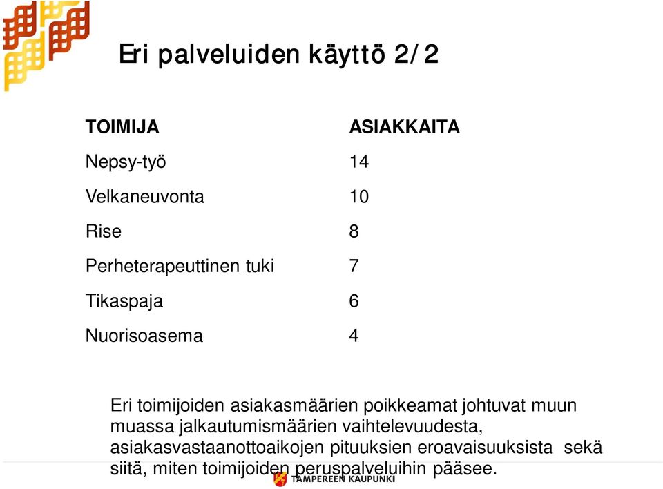 poikkeamat johtuvat muun muassa jalkautumismäärien vaihtelevuudesta,