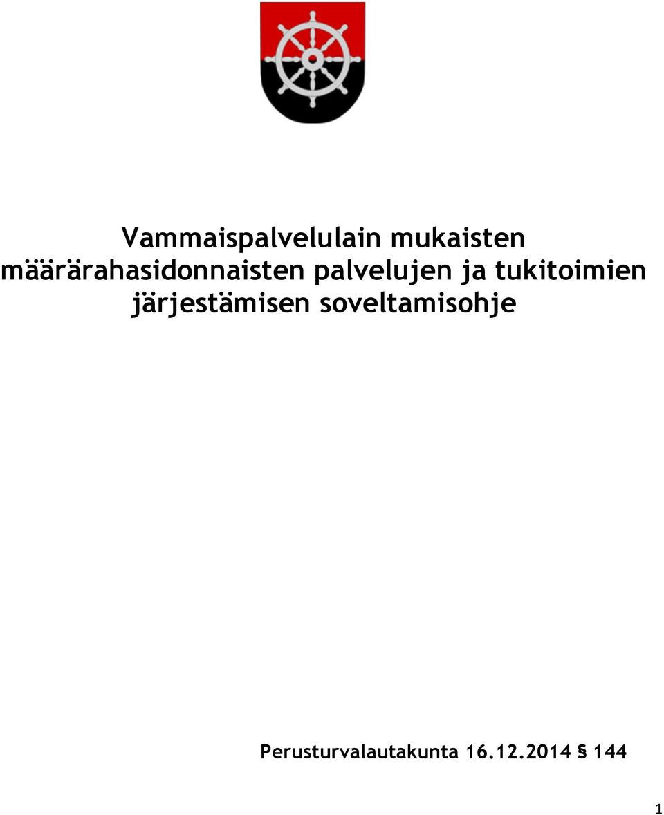 tukitoimien järjestämisen