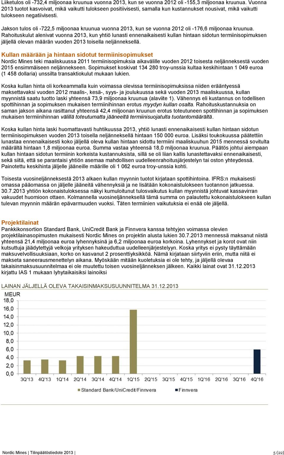 Jakson tulos oli -722,5 miljoonaa kruunua vuonna 2013, kun se vuonna 2012 oli -176,6 miljoonaa kruunua.