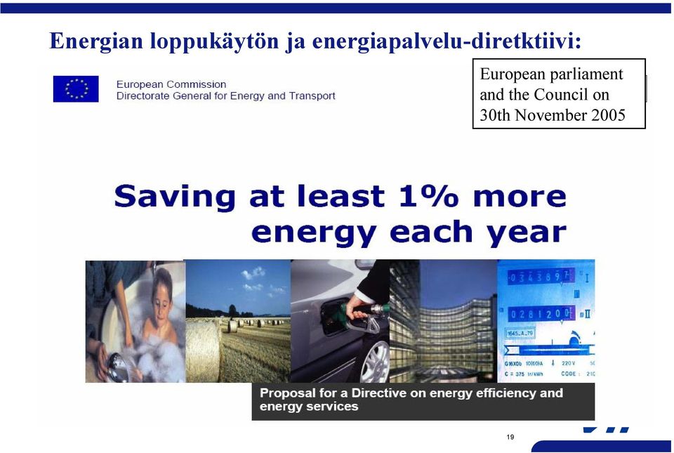 European parliament and the
