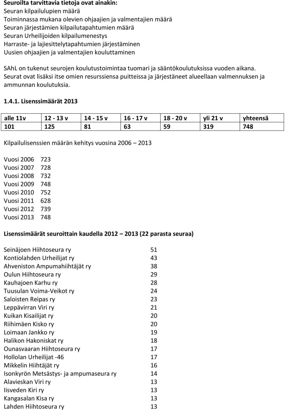 Seurt ovt lsäks tse omen resurssens puttess j järjestäneet lueelln vlmennuksen j mmunnn koulutuks. 1.