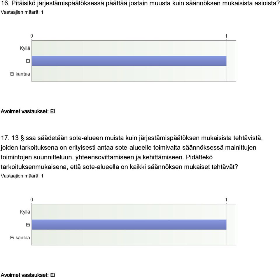 13 :ssa säädetään sote-alueen muista kuin järjestämispäätöksen mukaisista tehtävistä, joiden tarkoituksena on