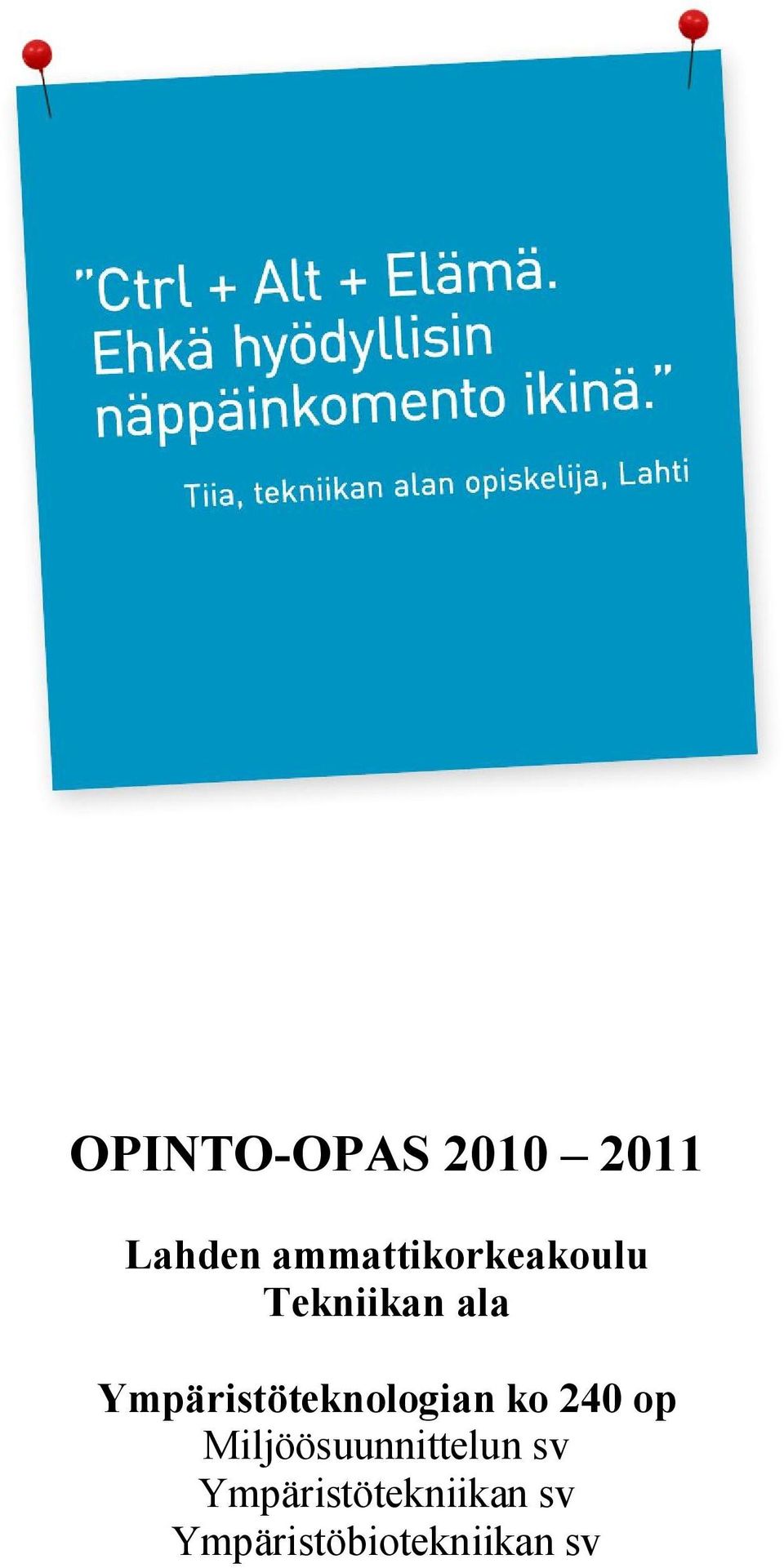 Ympäristöteknologian ko 240 op