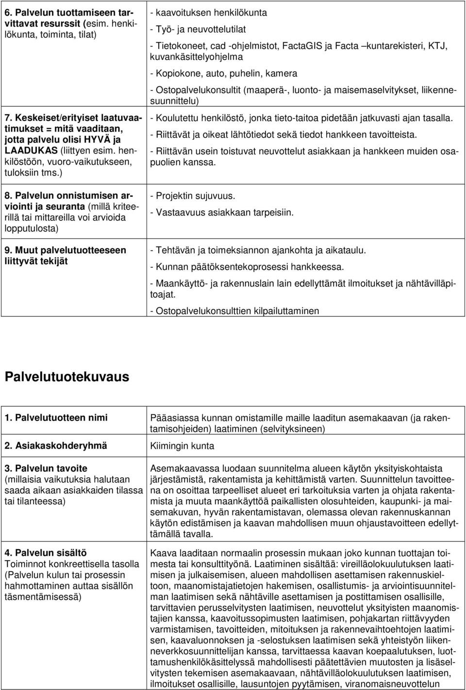 Ostopalvelukonsultit (maaperä-, luonto- ja maisemaselvitykset, liikennesuunnittelu) - Koulutettu henkilöstö, jonka tieto-taitoa pidetään jatkuvasti ajan tasalla.