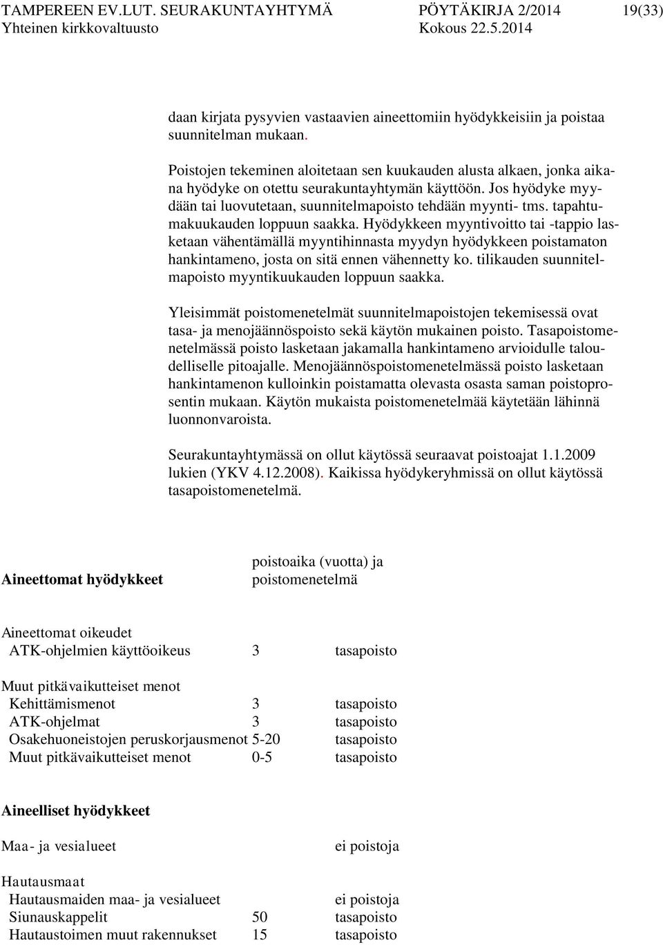 tapahtumakuukauden loppuun saakka. Hyödykkeen myyntivoitto tai -tappio lasketaan vähentämällä myyntihinnasta myydyn hyödykkeen poistamaton hankintameno, josta on sitä ennen vähennetty ko.