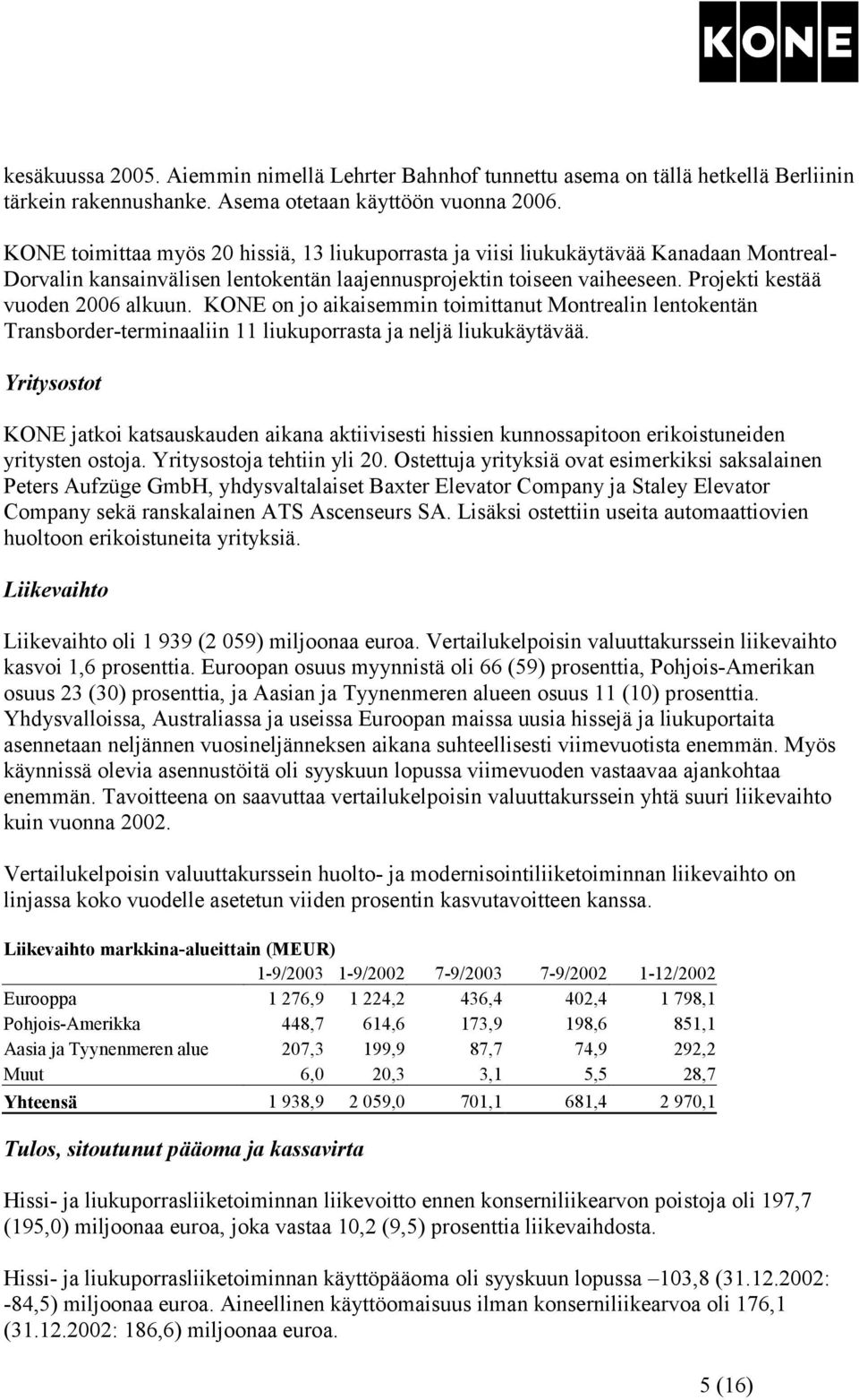 KONE on jo aikaisemmin toimittanut Montrealin lentokentän Transborder-terminaaliin 11 liukuporrasta ja neljä liukukäytävää.