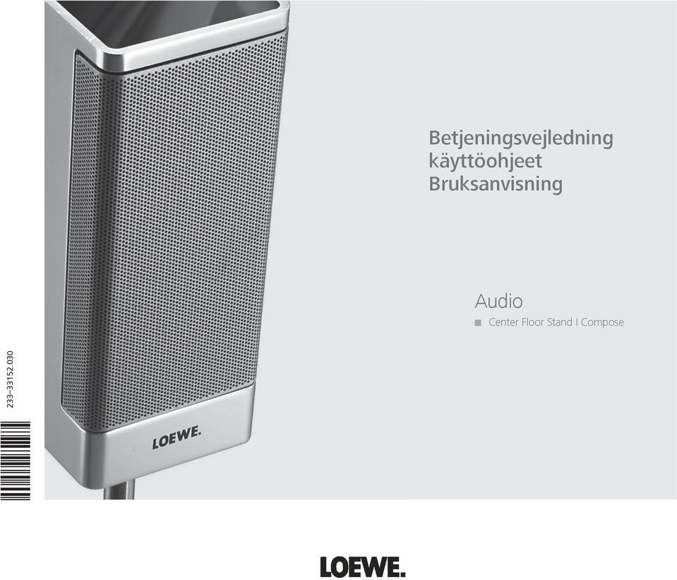 Bruksanvisning Audio