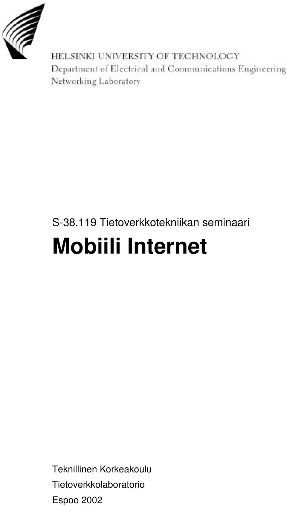 seminaari Mobiili Internet